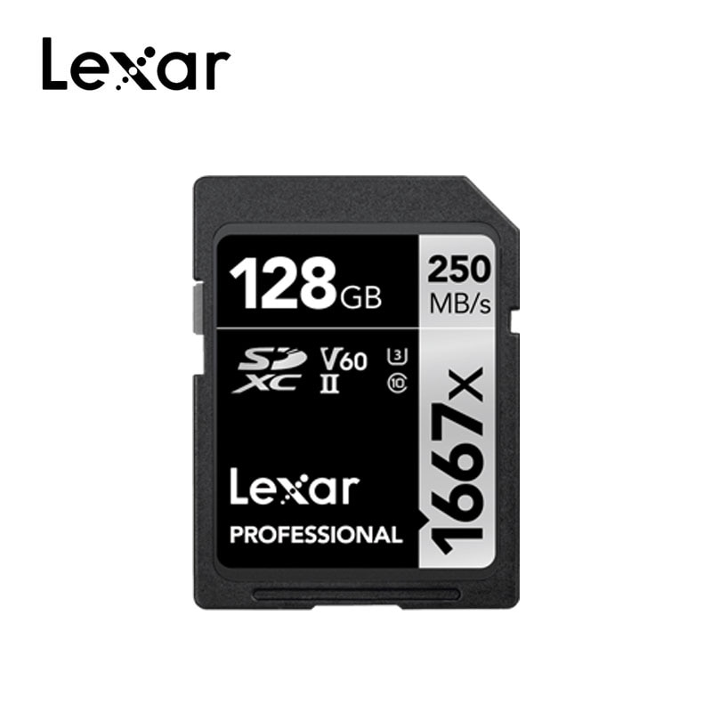 Lexar  ޸ ī, 1667x V60, 250 MB/s ÷ ī, 64G..